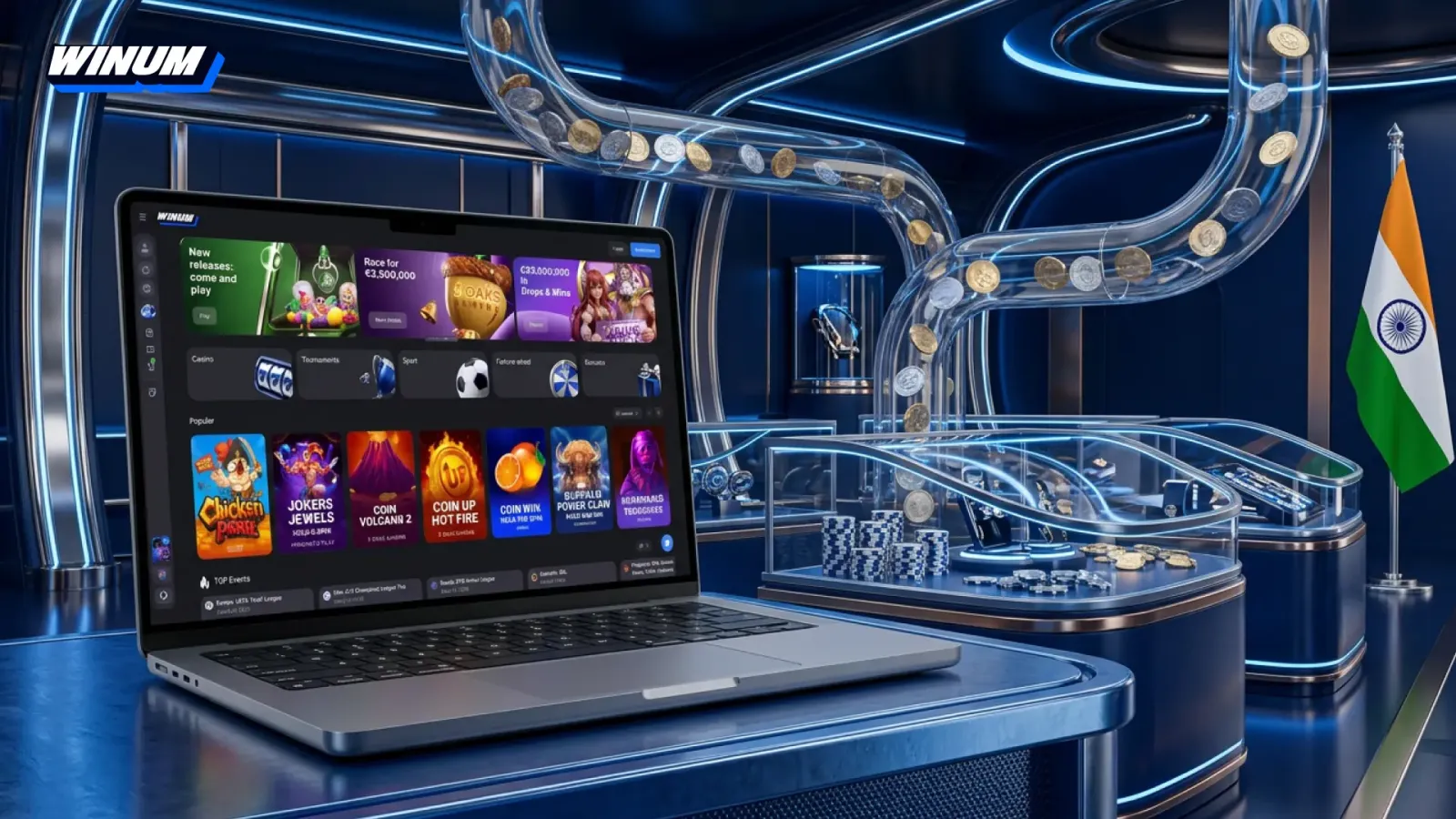 Winum Casino India Review 2026 Bonuses Games and Payouts